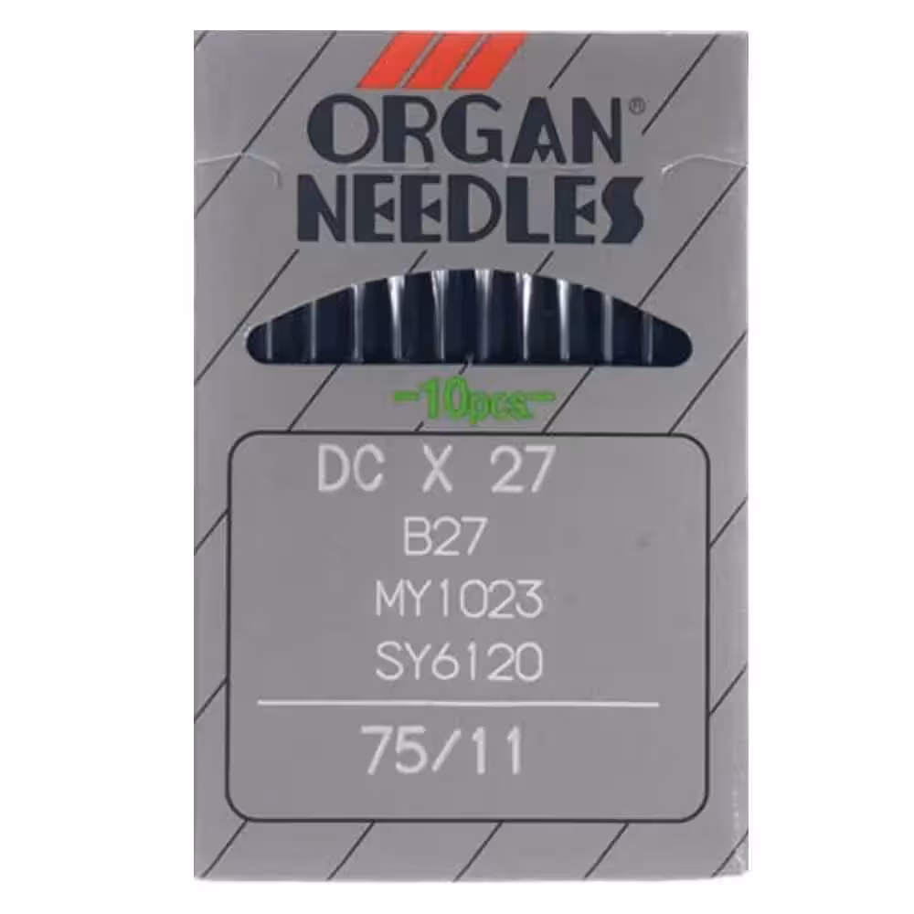 خرید سوزن چرخ خیاطی صنعتی راسته دوز ارگان مدل دی سی DC سایز 11 بسته 10 عددی