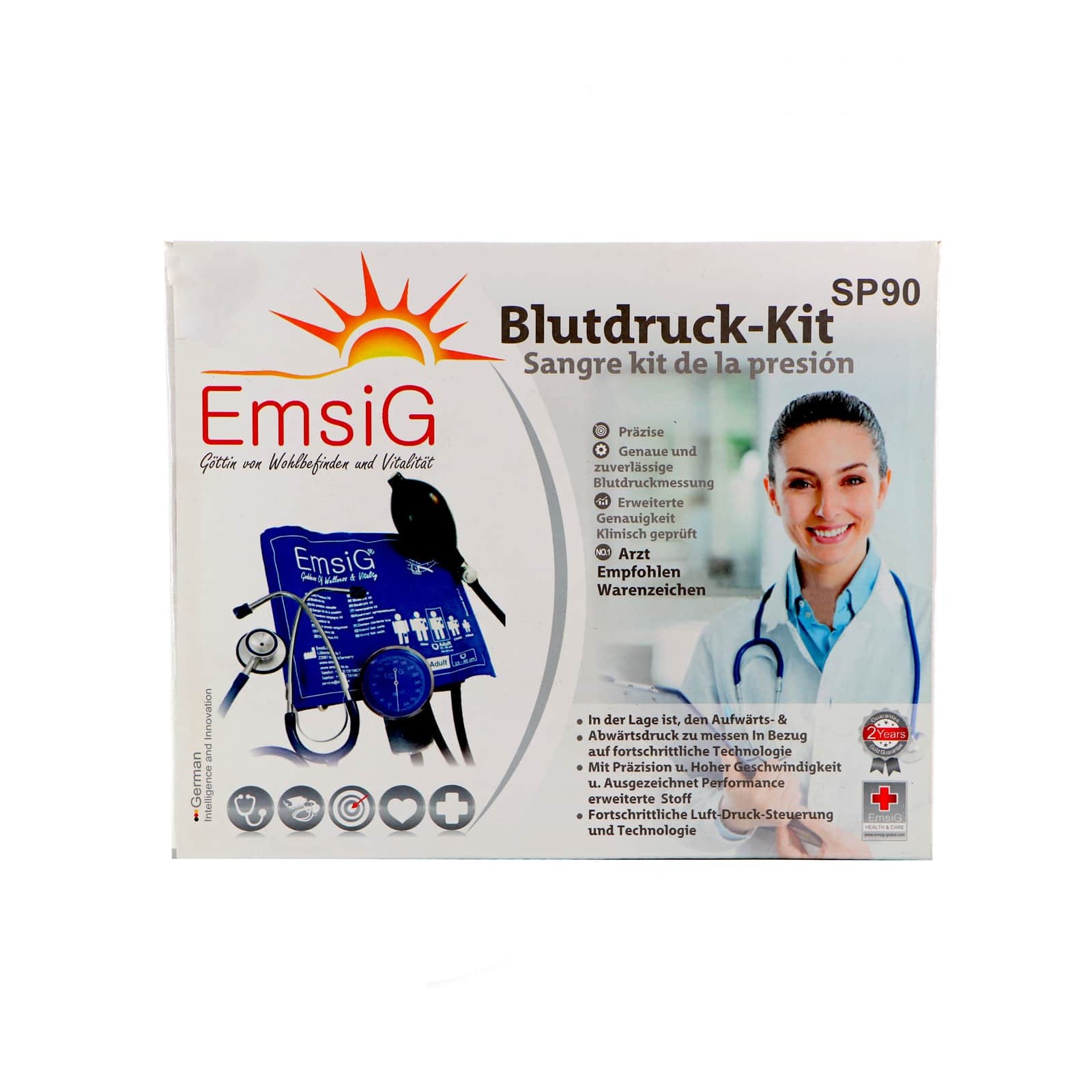 فشارسنج عقربه ای امسیگ مدل sp90به همراه گوشی