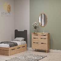 دراور ام دی اف شش کشو پایه چوبی اوتم مدل DR260