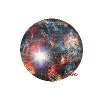 فرش ماشینی گرد کلاریس کلکسیون مدرن 100433