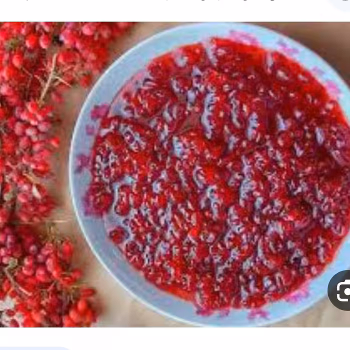 مربای زرشک کاملا طبیعی و خانگی بدون مواد نگهدارنده سر شار از اهن وویتامین