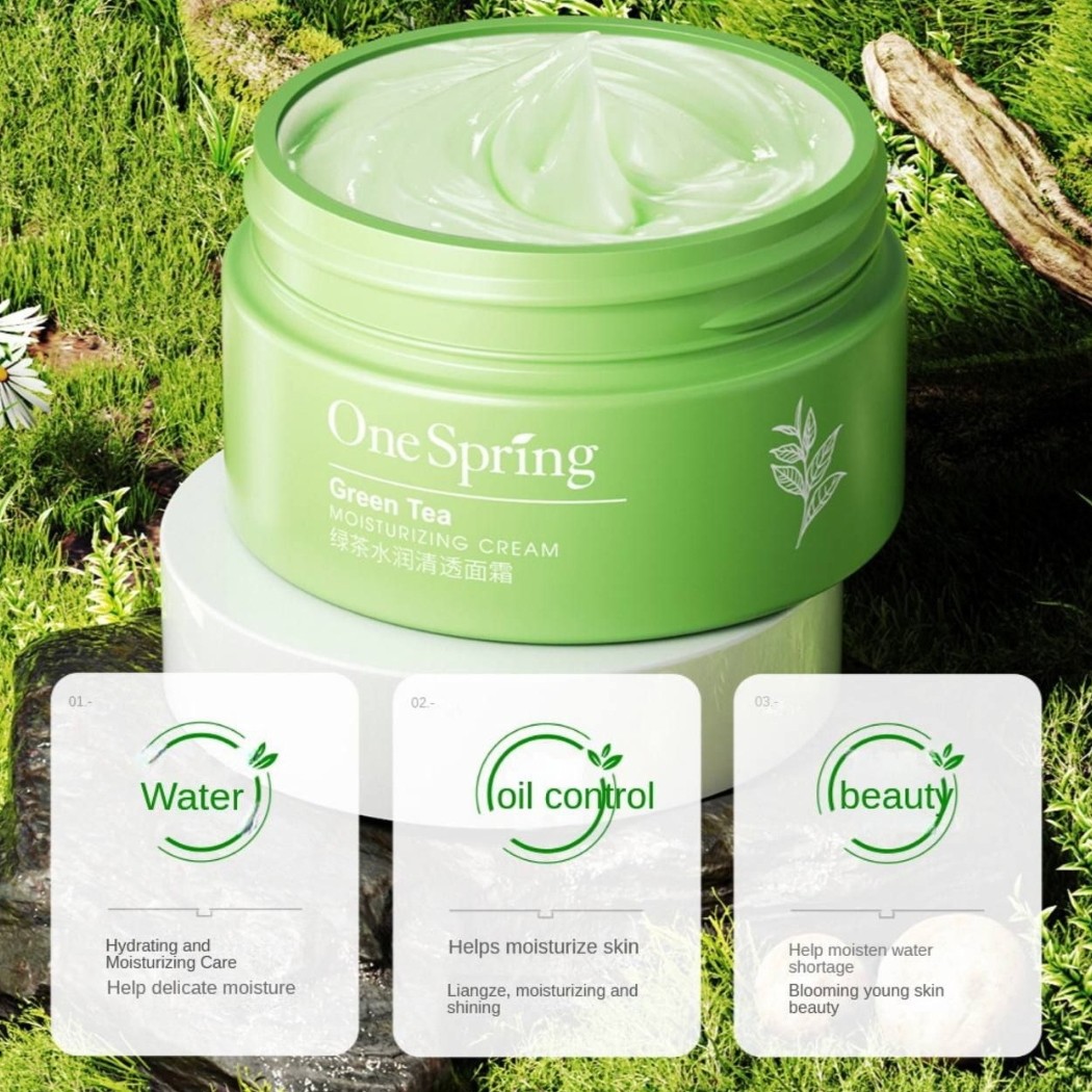 کرم آبرسان چای سبز وان اسپرینگ