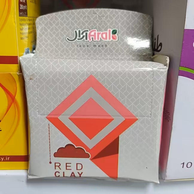 ماسک خاک رس قرمز