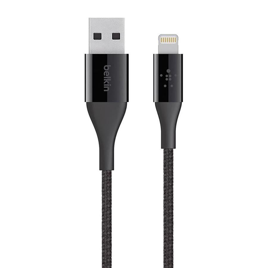 کابل تبدیل USB به لایتنینگ بلکین 1.2 متر مدل دوراتک F8J207bt04-BLK