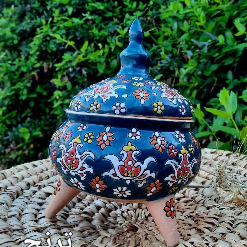 شکلات خوری سه پایه میناکاری شده