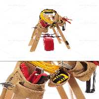 عکس نردبان و ابزار کار | گرافیک با طعم تربچه