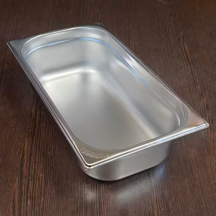 لگن بن ماری 1.3 استیل  عمق  20 قطر 0.8 بدون درب(اندازه 32.5 در 17.5 سانتی متر  )