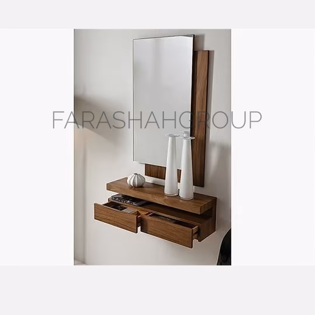 آیینه کنسول کشو دارربا بهترین کیفیت و رنگ دلخواه ارسال رایگان 