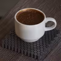 زیر لیوانی دو عددی واو مدل کندو