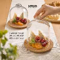 ظرف سرو پنیر کفه چوبی لیمون