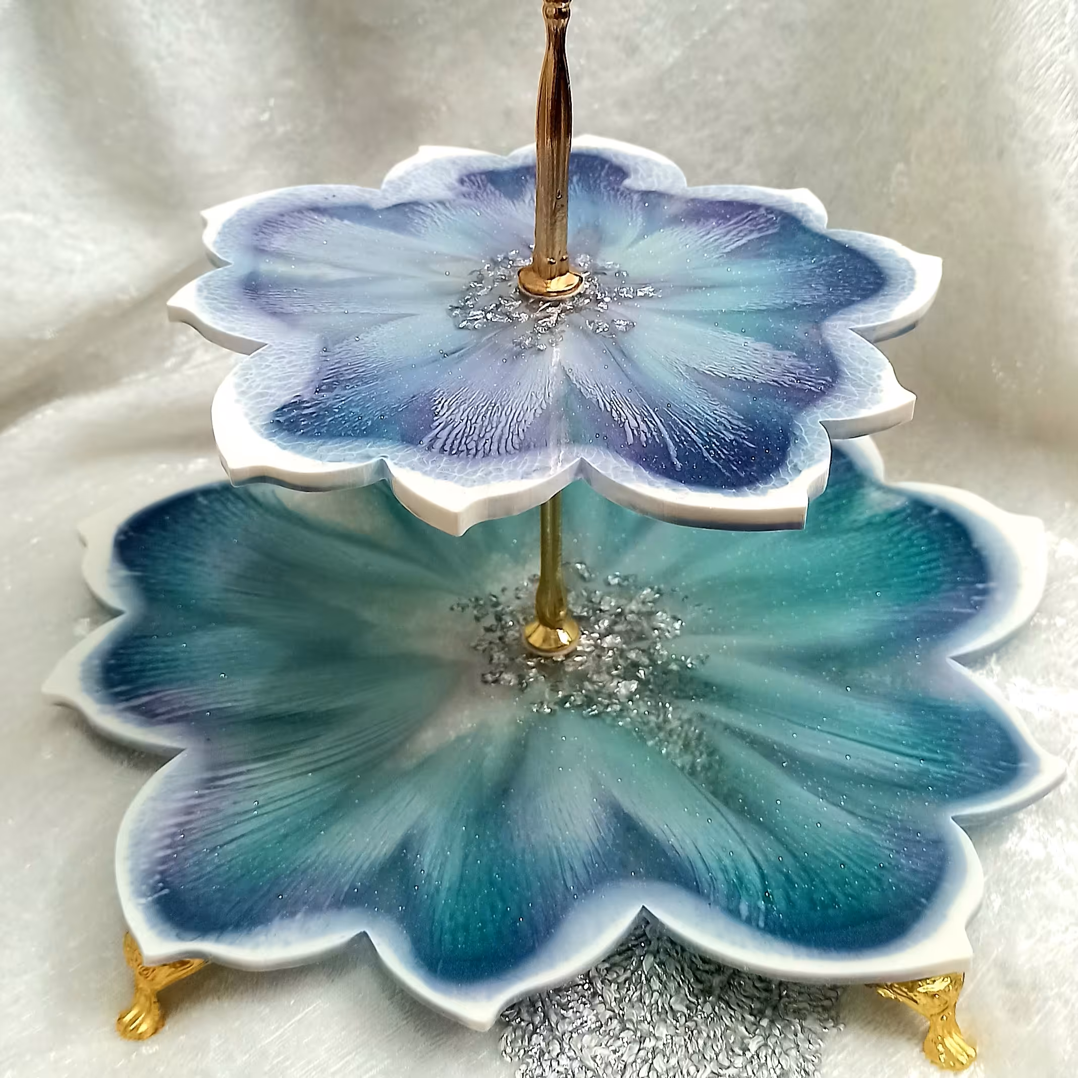 شیرینی خوری رزینی دو طبقه 