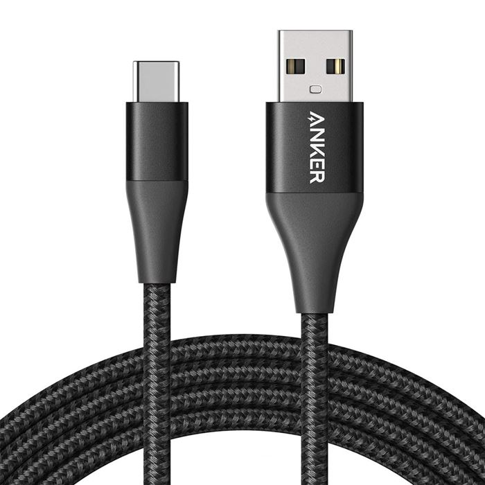 کابل تبدیل USB به USB-C انکر مدل PowerLine Plus II طول 0.9 متر