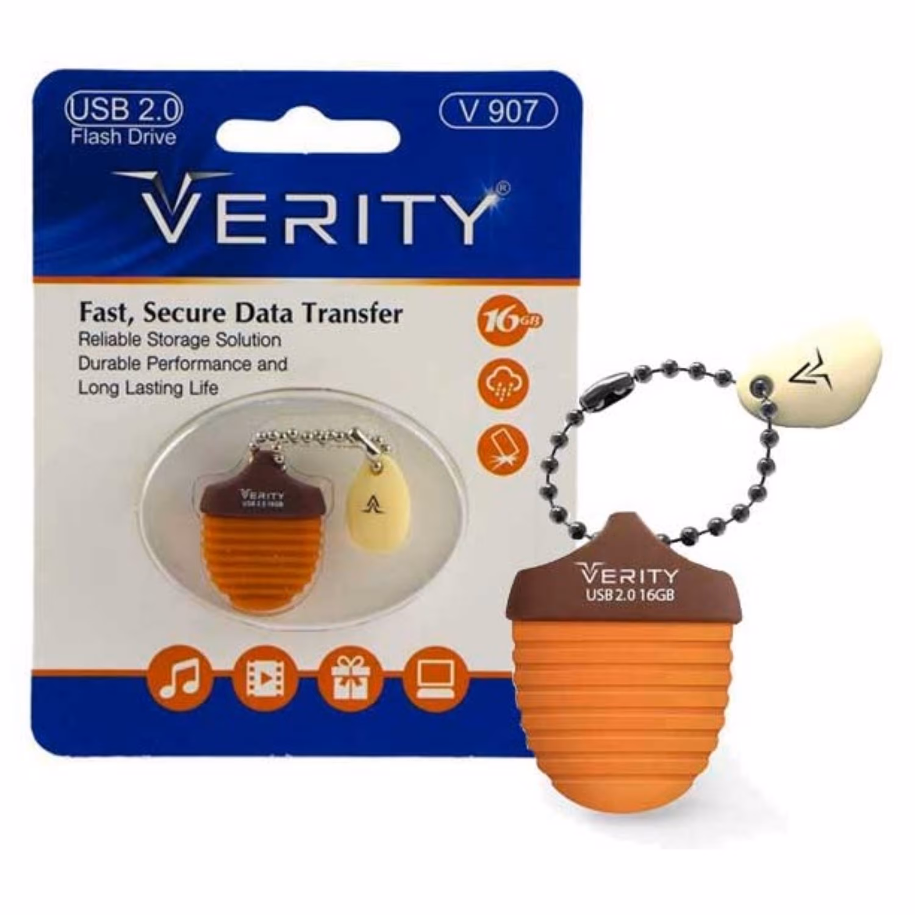 فلش 16GB Verity V907 با گارانتی مادام العمر