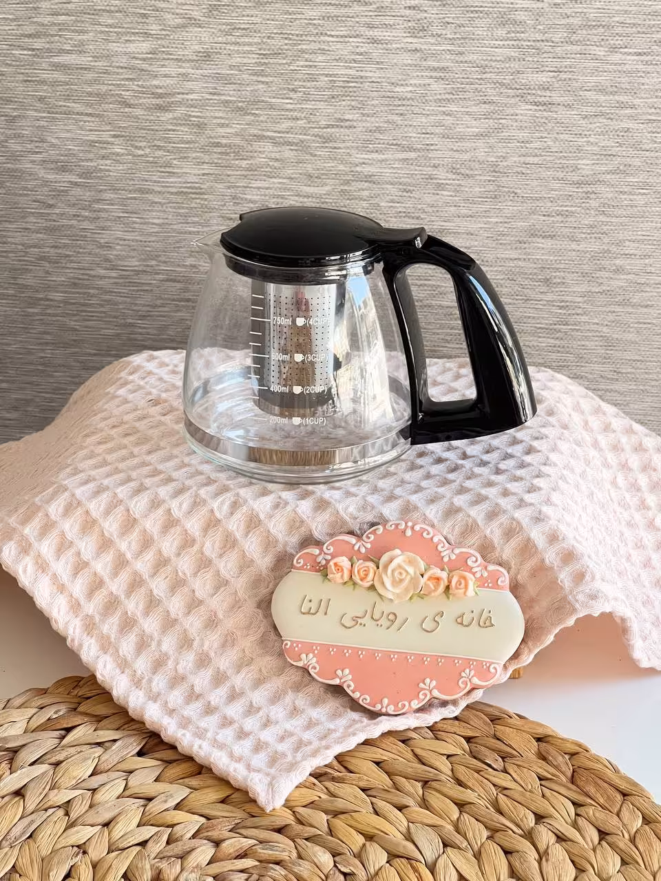 قوری چای ساز پیرکس 750 میلی لیتر دسته بسته