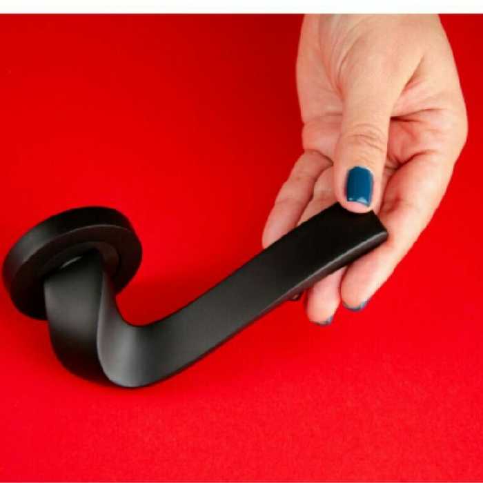 دستگیره رزت مشکی (دوتیکه) 