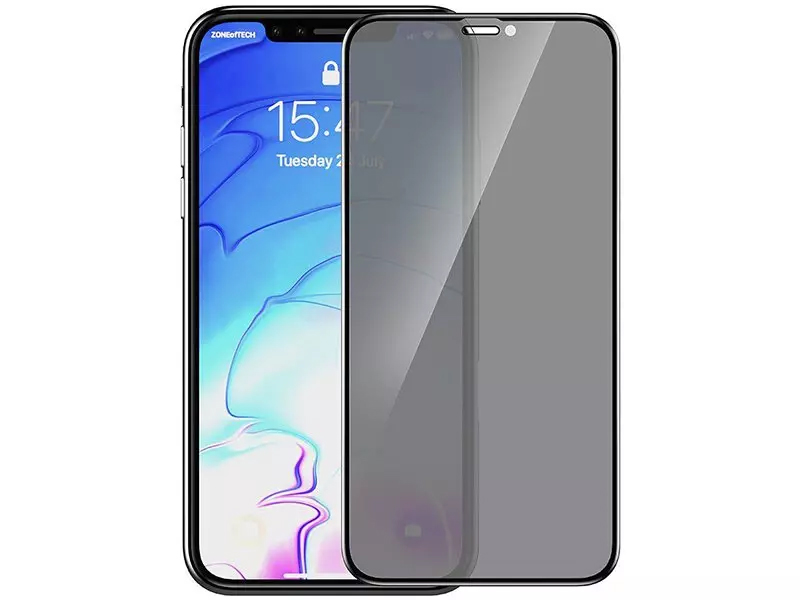 گلس حریم شخصی آیفون 11 و آیفون ایکس آر دویا Devia privacy screen protector iPhone 11/XR