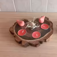 جاشمعی دفرمه چوبی