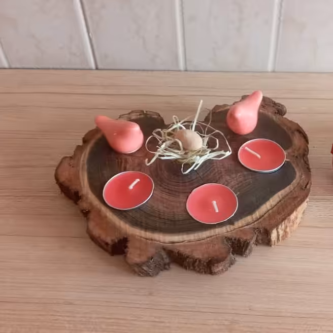 جاشمعی دفرمه چوبی