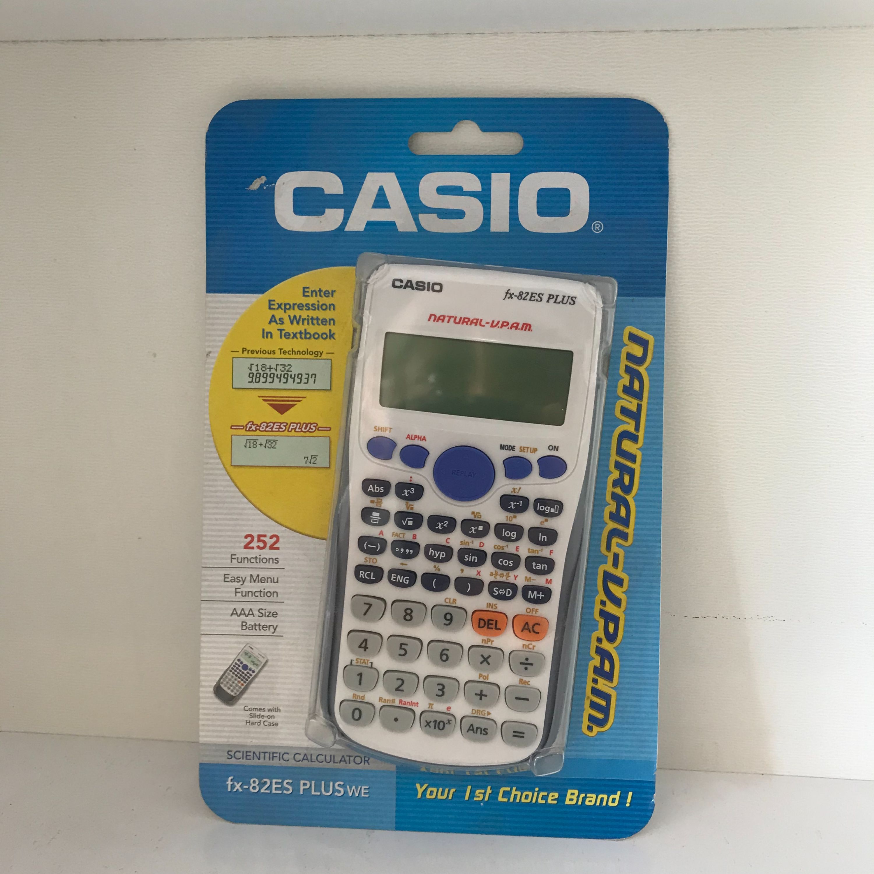 ماشین حساب اصلی کاسیوfx-82ES PLUS WE