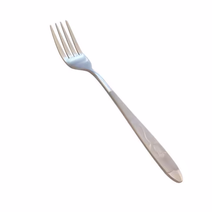 چنگال غذاخوری طرح میخک 30 عددی فولاد زد زنگ عیار 18