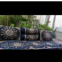 ست شاهنشین طرح سنتی در 6 رنگ طوسی کرمی زرشکی آبی سورمه ای و قهوه ای 