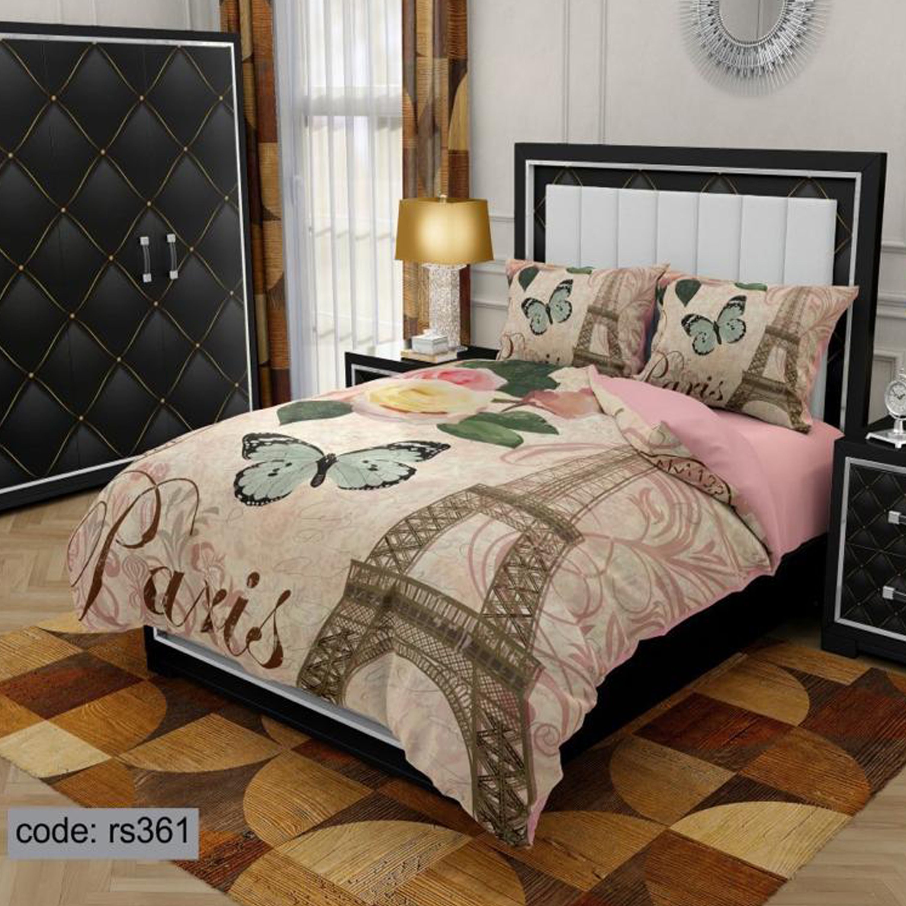 سرویس روتختی 1 نفره تنسل چاپی برندترک لند (Turk Land)  کد rs 361