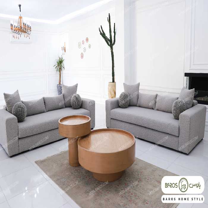 مبل راحتی رنگ طوسی الینا انصاری