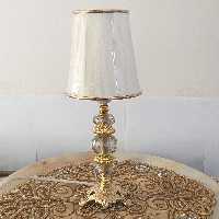 آباژور برنزی کد 75 شید سفید رنگ 