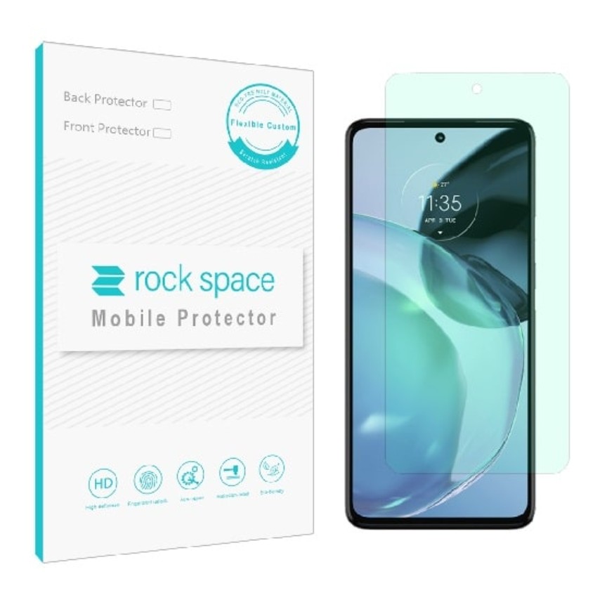 گلس موتورولا Moto G72 مدل نانو هیدروژل گرین لایت برند راک اسپیس