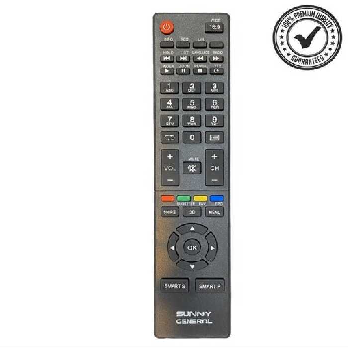 ریموت کنترل تلویزیون سانی و جنرال با عملکرد سریع و آسان