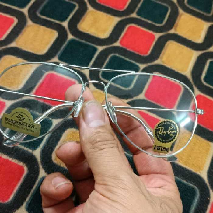 عینک خلبانی با عدسی سفید بدون نمره