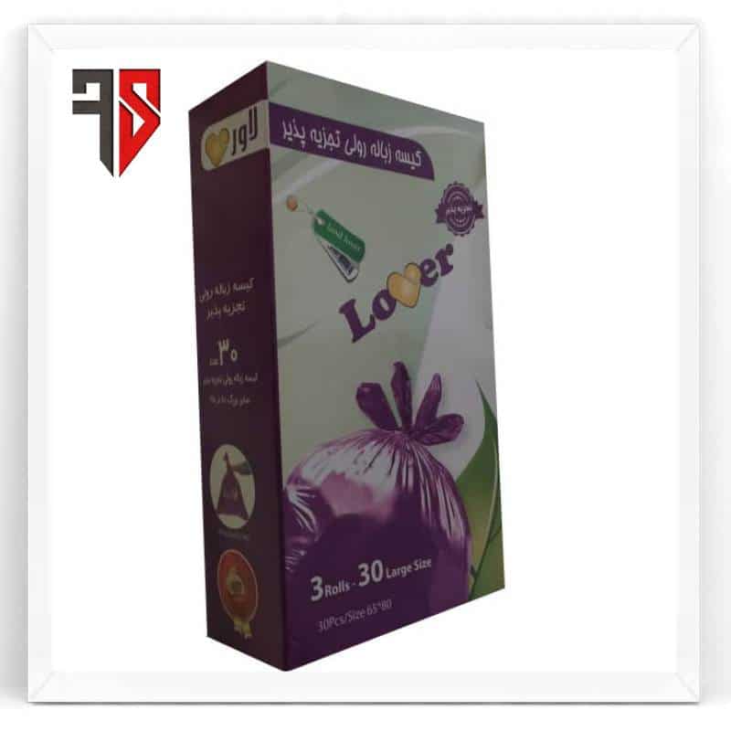 کیسه زباله رولی سایز 80×65 30عددی - مرکز فروش ملزومات کافه رستوران فرزان