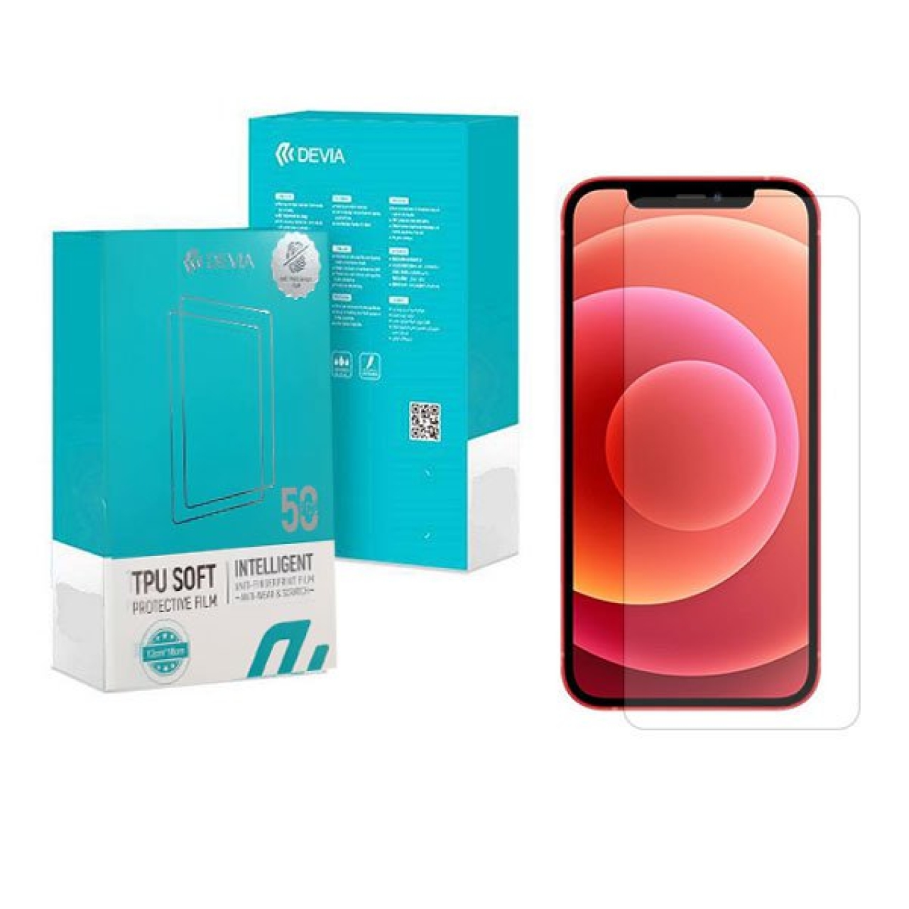 محافظ صفحه نمایش دیویا مدل TPU مناسب برای گوشی موبایل اپل Iphone 12 pro