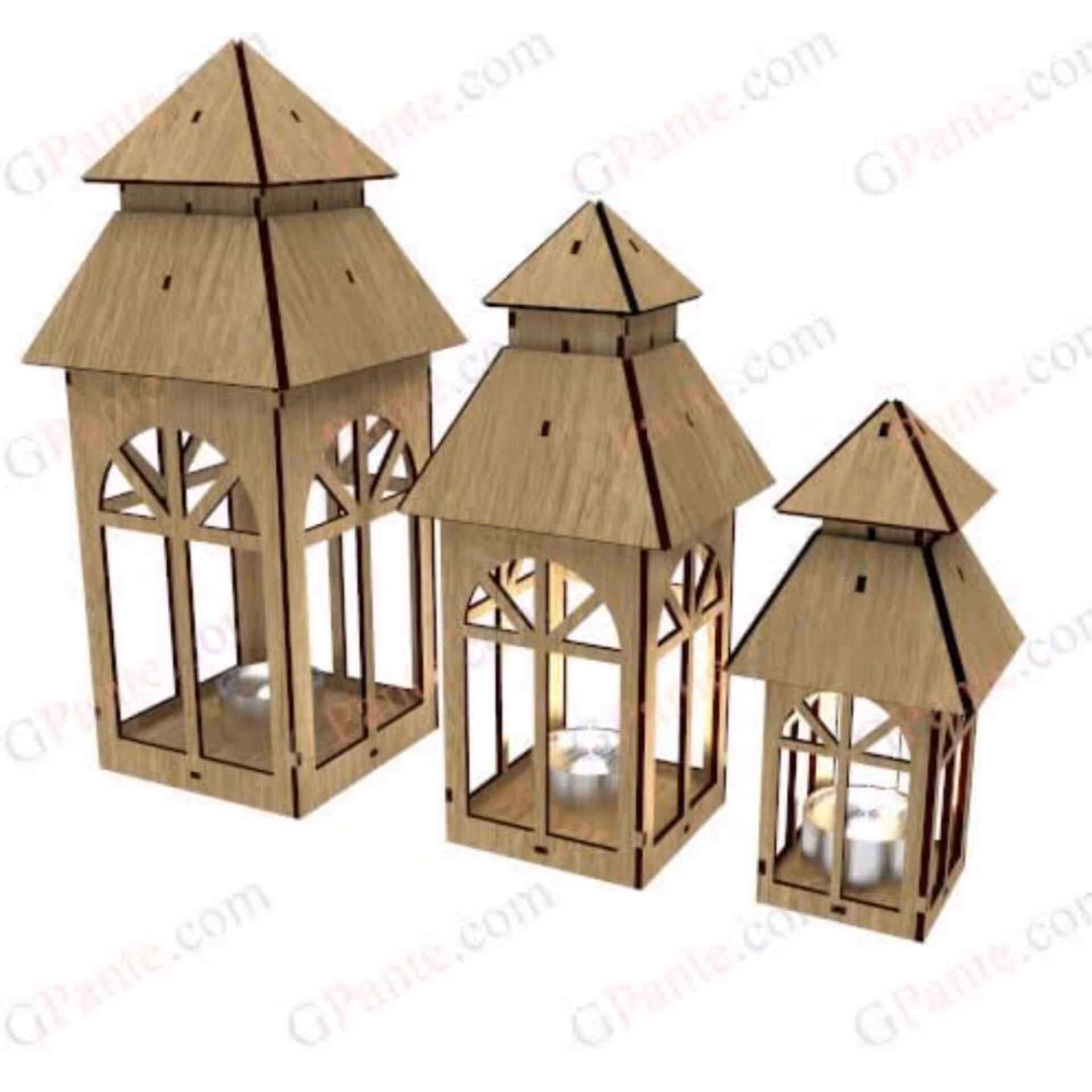 جا شمعی مدل فانوس 