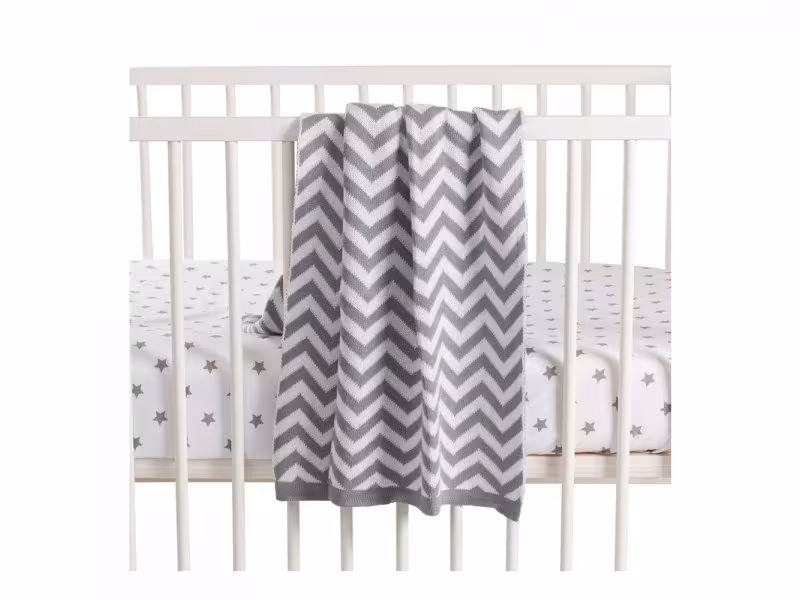 پتو بافت سبک طوسی playgro مدل 6985910