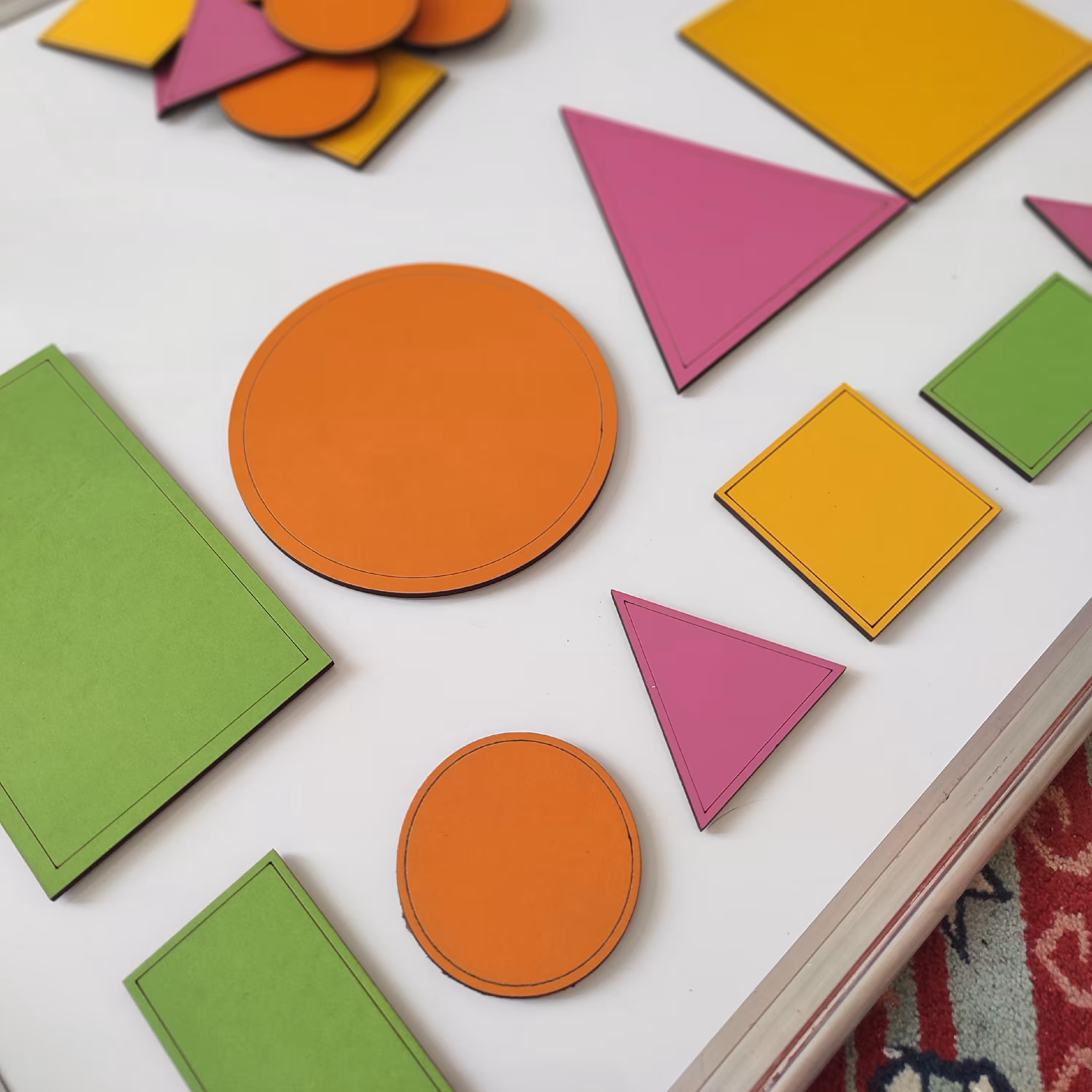 اشکال هندسی چوبی مگنتی بزرگ