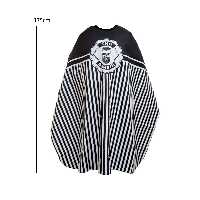 پیش بند مشتری آرایشگری مشکی راه راه رزونال