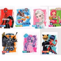 دفتر 50 برگ سیمی فانتزی جلد طلقی شفیعی 