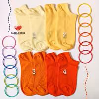 جوراب ساده تک رنگ نخ پنبه اعلا گروه اول