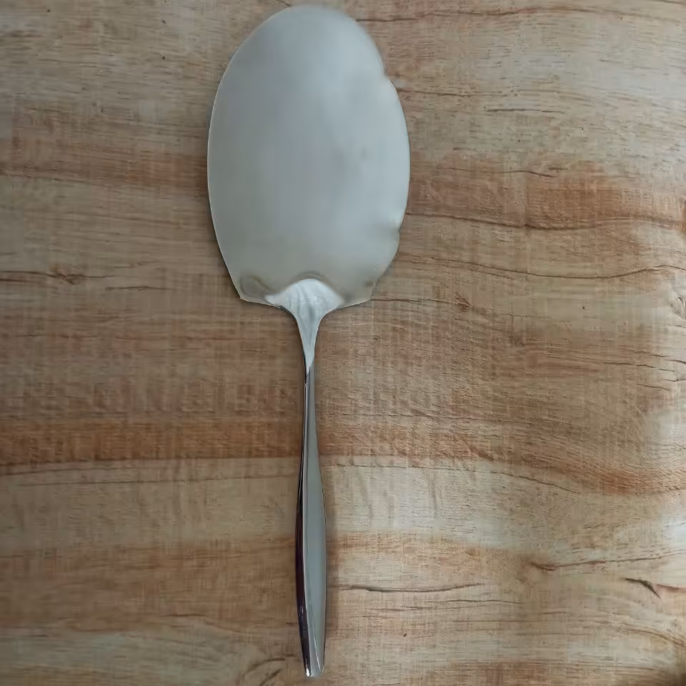 کفگیر استیل دسته کوتاه 