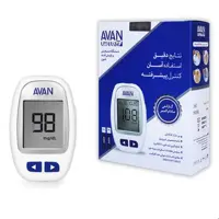 دستگاه تست قند خون آوان (دارای 10 عدد نوار وسوزن)