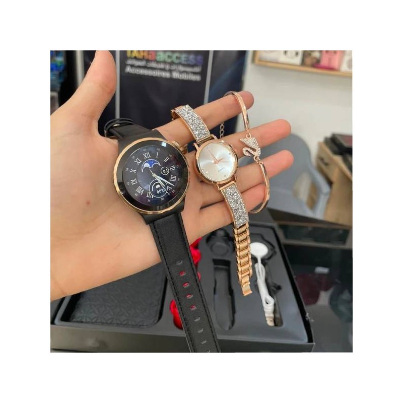  ساعت هوشمند زنانه هاینو تکو به همراه کیف پول دستبند و ساعت اضافه  با ارسال سریع