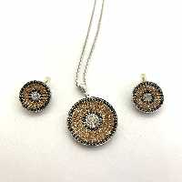 نیم ست نقره زنانه چششم نظر 