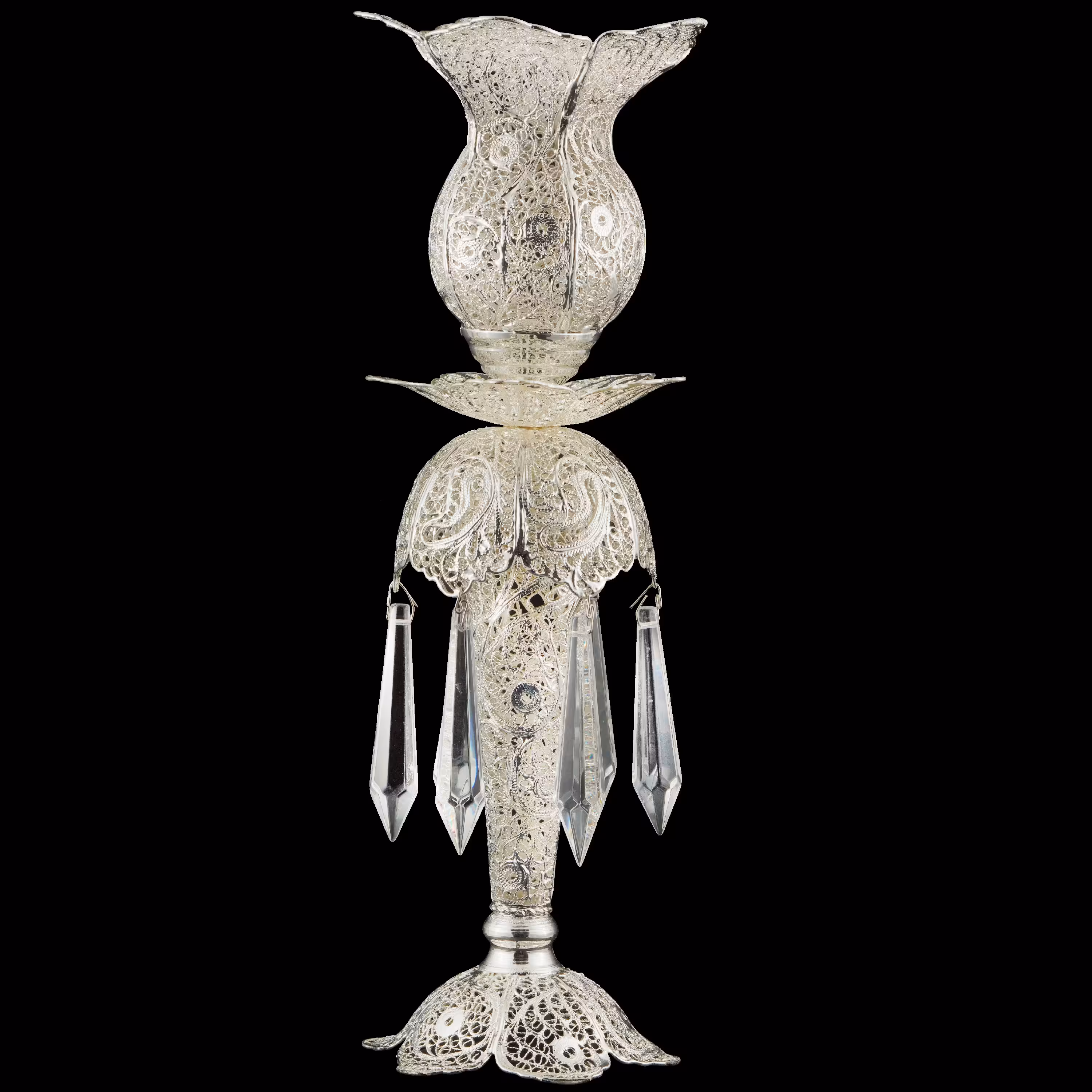 شمعدان  لاله  کوچک  ملیله کاری 