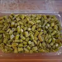 لوبیا سبزسرخ شده