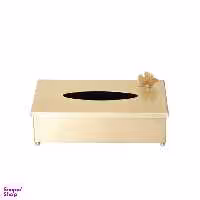 جا دستمال کاغذی سالینو مدل پروانه برنجی کد B-413