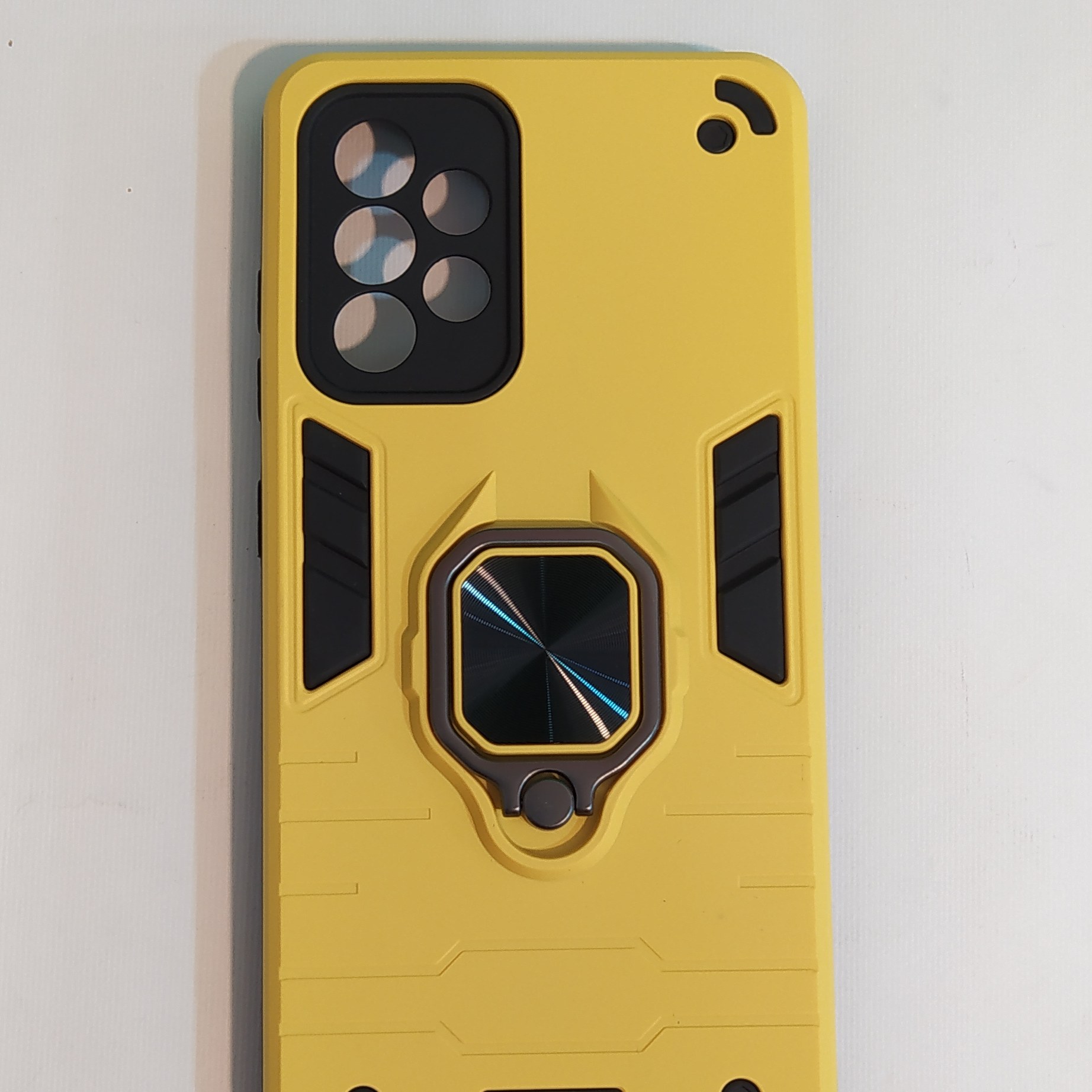 گارد.کاور A52-A52Sسامسونگ مدل بتمن بدون لنز کشویی رنگ زرد 