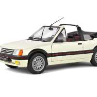ماکت Peugeot 205 cti سفید  برند سولیدو  سلیز 118