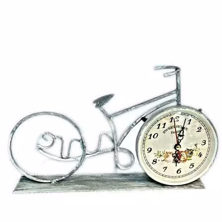 ساعت رومیزی طرح دوچرخه