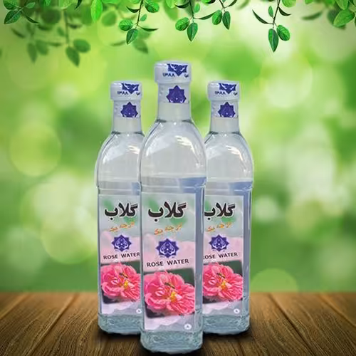 گلاب اصل محمدی نیم لیتری 